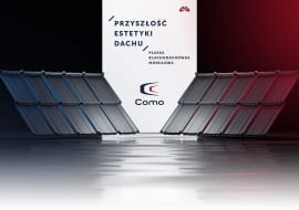 budmat blachodachówka blachodachówka Como nowość blachodachówki materiał na dach pokrycie dachowe dach dachy krycie dachu
