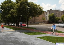 Aleja Jana Pawła w Warszawie - stan projektowany