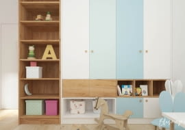 Błękitny pokoik dziecięcy