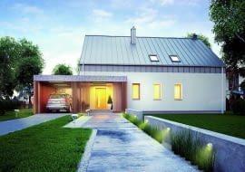 nowoczesny dom, projekty domów