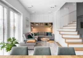 W domowym zaciszu - aranżacja projektu K + B ARCHITEKCI