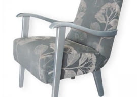 Fotel Retro - Srebrne liście