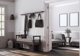 Przedpokój w stylu skandynawskim