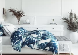 Sypialnia w stylu Hampton