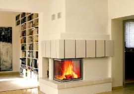 kominek, wkład kominkowy, obudowa kominka