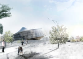 big, kazachstan, biblioteka, bjarke ingels group, kazachska biblioteka narodowa