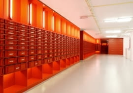 Biblioteka Uniwersytetu w Amsterdamie, design, aranżacje