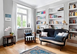 salon, aranżacja salonu, klasyczne wnętrza