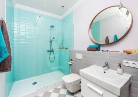 płytki ceramiczne, kolorowe płytki do łazienki