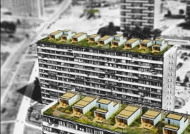 Mobius, Ecomobi, Prefab 20*20: Visions for 400 SF Homes, moduły mieszkalne, prefabrykaty, kontener