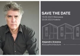 Laureat Nagrody Pritzkera, architekt Alejandro Aravena, we wrześniu w Polsce