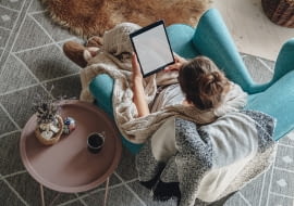 Koc na chłodne wieczory