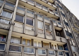 brutalizm, osiedle, londyn, architektura, robin hood gardens