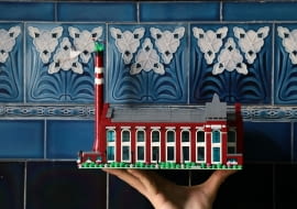 Elektrownia Scheiblera z klocków Lego. Proj. Michał Duda