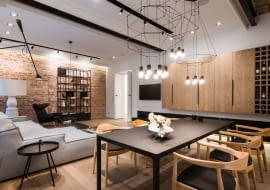 Nowoczesny meble w klasycznym wnętrzu