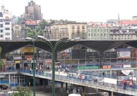 7.07.2008 KATOWICE CENTRUM DWORZEC PKP PLAC SZEWCZYKA FOT . DAWID CHALIMONIUK / AGENCJA GAZETA