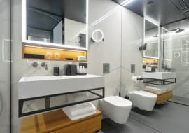 hotel nobu robert de niro wnętrza design inspiracje roca laufen medusa group łazienka