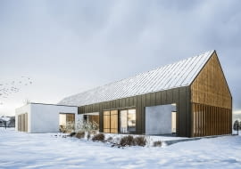 Stodoła w stylu Lasowiaków - projekt pracowni MEEKO Architekci