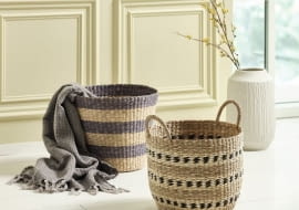 Kosz VIGIL Ś32xW27cm trawa morska