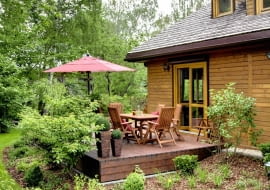 taras, dom wiejski, aranżacje wnętrz