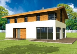 Widok elewacji wejściowej