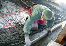 Wykonywanie podkładu z betonu