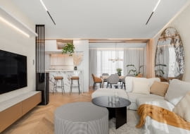 Aranżacja 120-metrowego apartamentu w Gdańsku