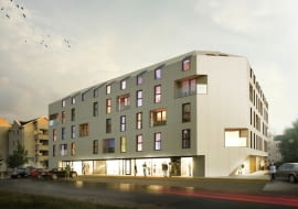 Nowy blok przy ul. Dzwonniczej w Warszawie