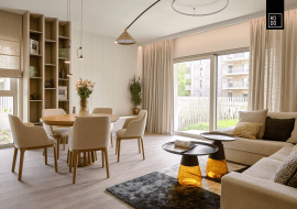 Apartament, który łączy elegancję z funkcjonalnością