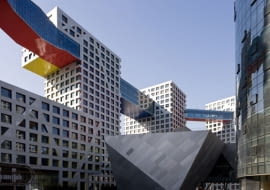 steven holl architects, linked hybrid, pekin, chiny, apartamenty