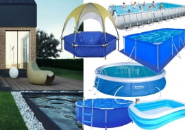 ogród, basen, dodatki, akcesoria ogrodowe