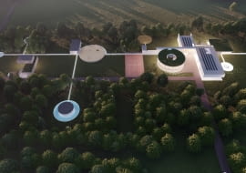 SpaceStation - willa jak kosmiczna stacja badawcza. Proj. Przemek Olczyk Mobius Architekci