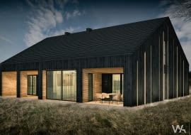 Dom w Stobnie. Proj. Wiekiera Architekci.