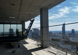 Budowa The Bridge w Warszawie