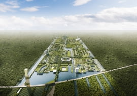Ekologiczne, inteligentne miasto Smart Forest City Cancun. Proj. Stefano Boeri