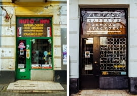 Nowy szyld ślusarza na warszawskiej Pradze. Projekt: Paweł Ryżko.