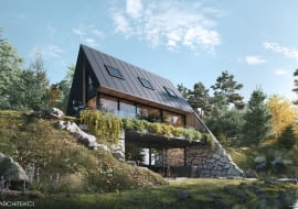 Dom w Slanej Vodzie - projekt Z3Z ARCHITEKCI