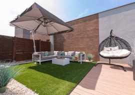 eleganckie mieszkanie z imponującym tarasem