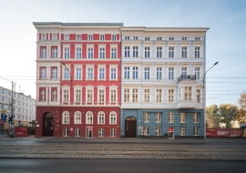 Zmodernizowane Kamienice przy ulicy Piłsudskiego we Wrocławiu