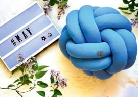 Poduszka WĘZEŁ, bawełna, 119 zł, totodesign.pl