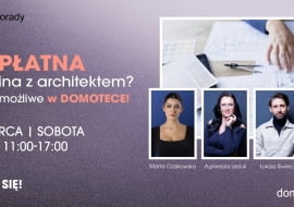 DOMOporady - bezpłatne konsultacje architektoniczne w Domotece 29.03.2025 r.
