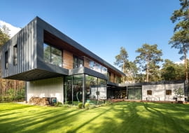 Curtain House (Dom Kurtyna). Proj. Trzop Architekci