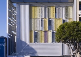 konkurs, fasada, usa, budynek