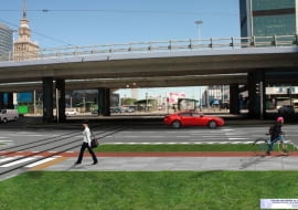 Przebudowa ronda Czterdziestolatka w Warszawie