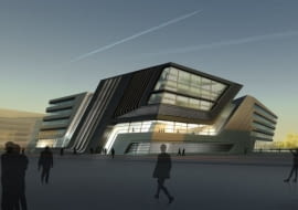 konkurs, austria, zaha hadid, biblioteka