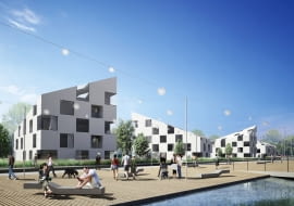 koncepcja urbanistyczno - architektoniczna zagospodarowania terenu dawnej cementowni Jaworzno - Szczakowa pracowni Medusa Group