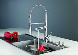 Bateria z dwiema wylewkami - tradycyjną i bezdotykową