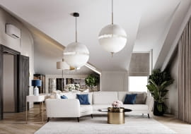 Apartament w stylu art déco - projekt pracowni Tissu