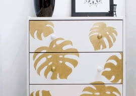 Ta komoda przeszła już trzy metamorfozy, zmienia się wraz z moimi upodobaniami.