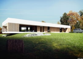 Dom nad Czarną Przemszą. Proj. MUS Architects.